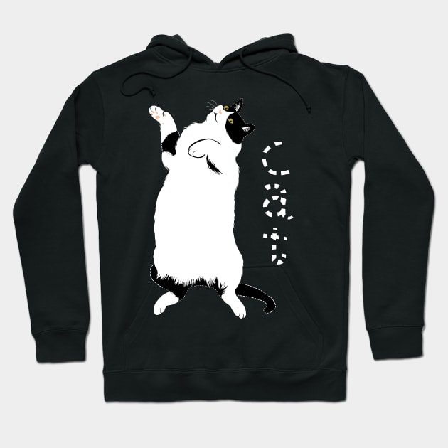 Rolling Cat! Hoodie by Contenebratio